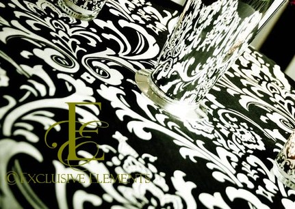Black and White Damask Table Napkins New Coordinate all your tables with 