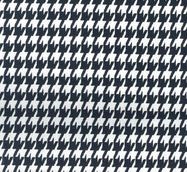 Houndstooth Black and White Chair Sash