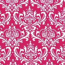 fuchsia hot pink damask napkins